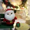 Santa Claus Wool Felting Kit Tool Supplies with Gift Box, Christmas Needle Felting Kit Beginner DIY Non Finished Poked Set Xmas Ornaments, 4Pcs Needles, 2Pcs Eyes, Felting Foam Mat, Instruction